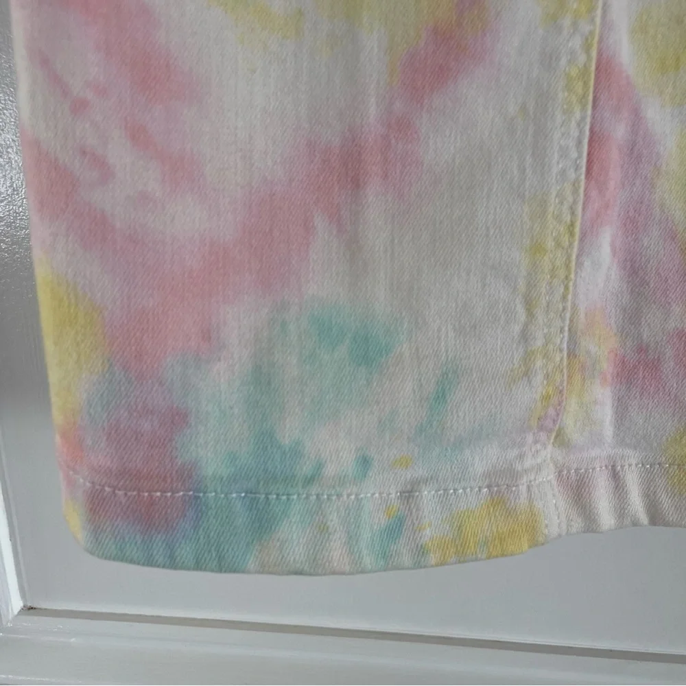 Old Navy girls Tie Dye shift skirt overall dress pastel colors toddler 5T